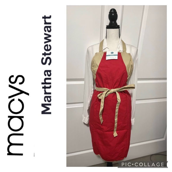 Martha Stewart Other - NEW MARTHA STEWART COLLECTION FOR MACY’S RED POCKET APRON